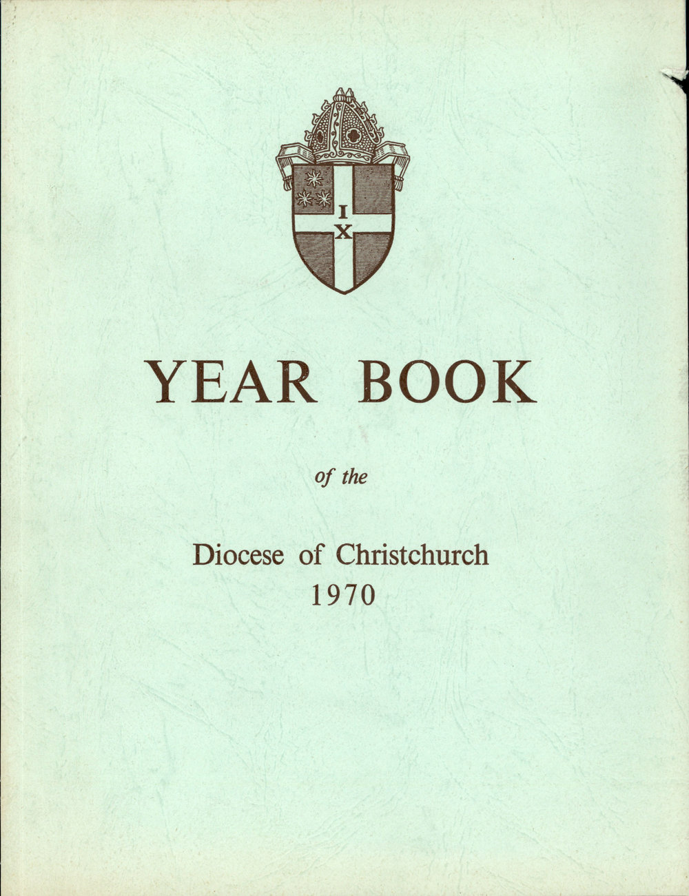 Diocese of Christchurch Year Book 1970