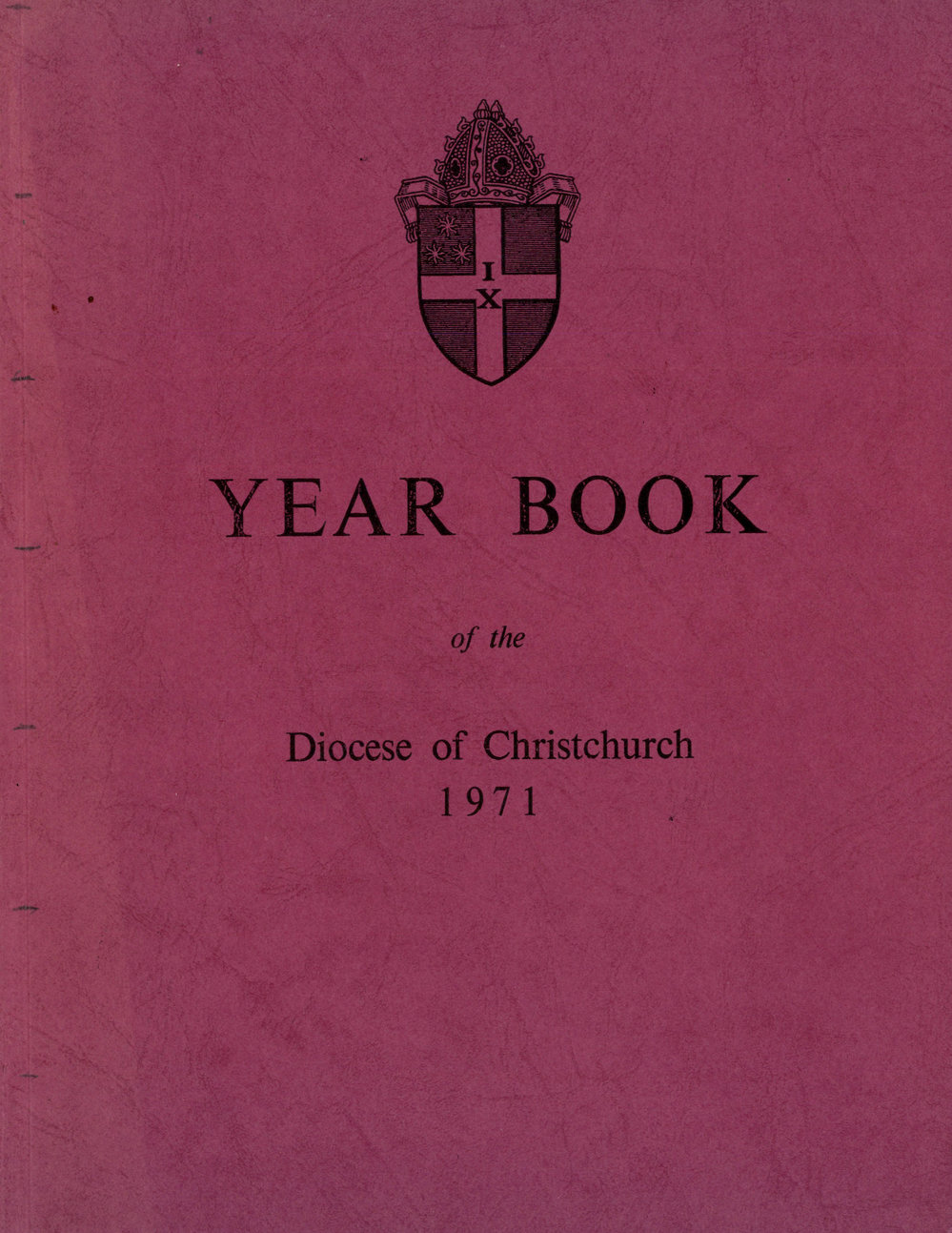 Diocese of Christchurch Year Book 1971
