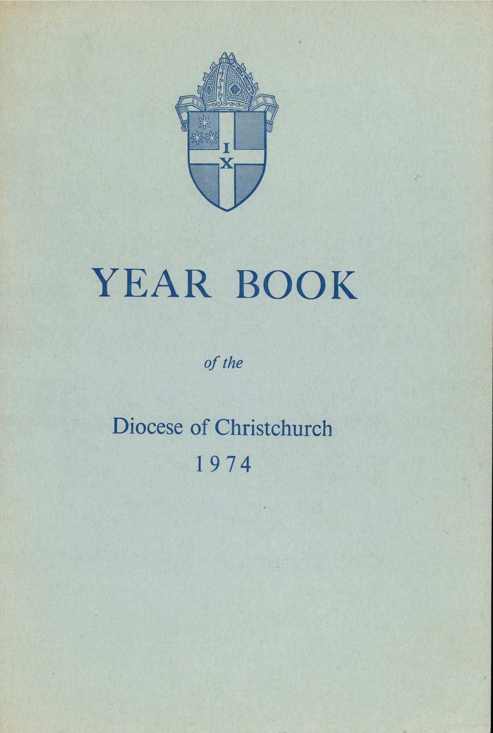 Diocese of Christchurch Year Book 1974