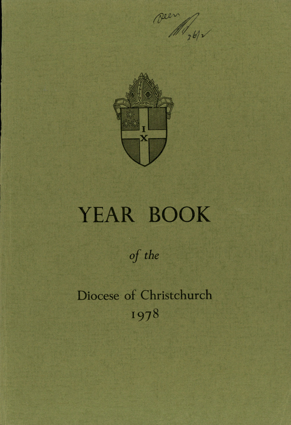 Diocese of Christchurch Year Book 1978