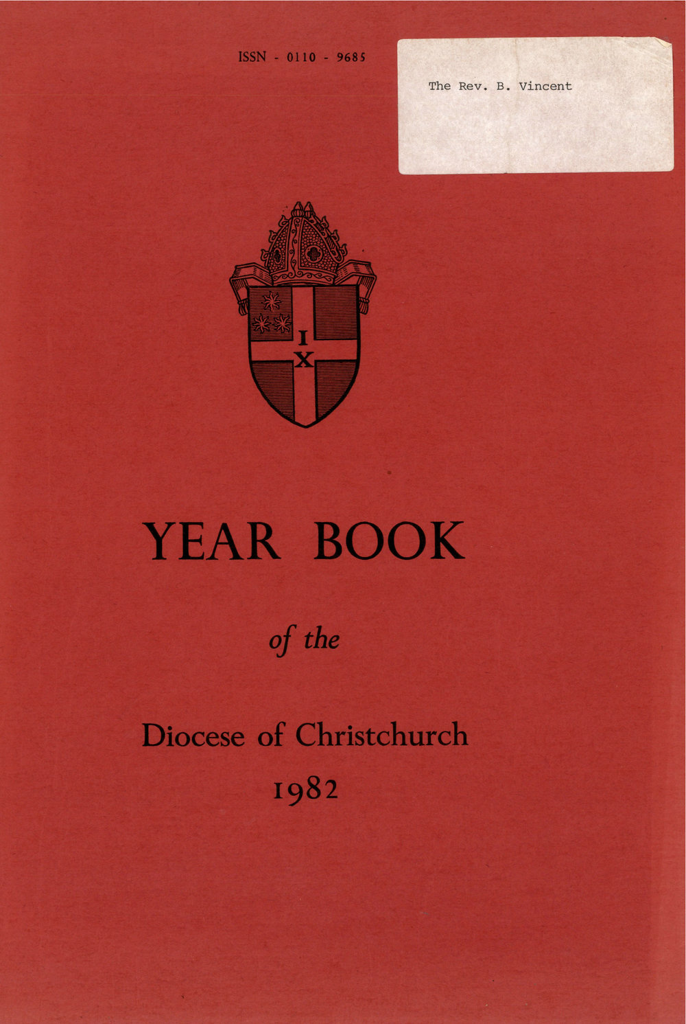Diocese of Christchurch Year Book 1982