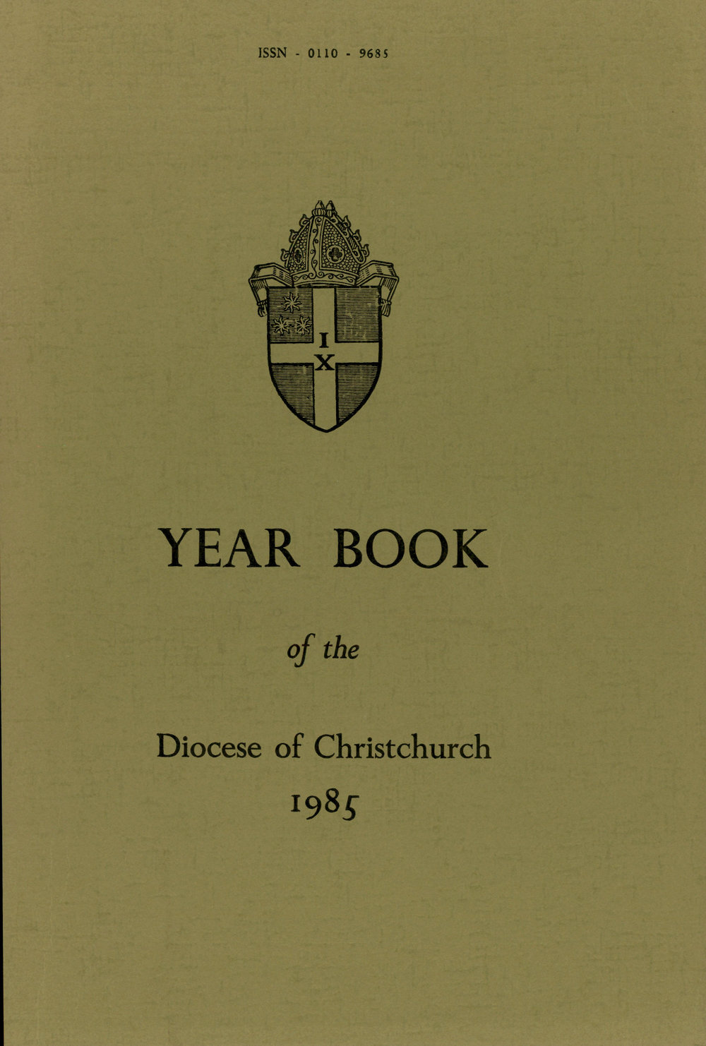 Diocese of Christchurch Year Book 1985