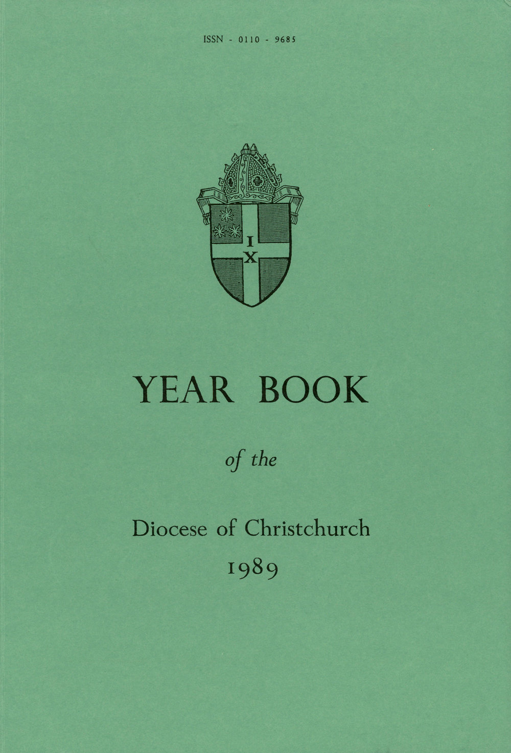 Diocese of Christchurch Year Book 1989