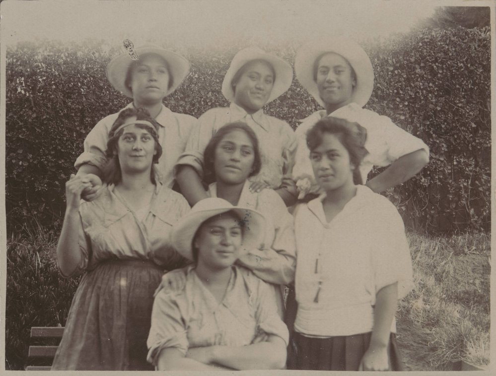 Group of older students