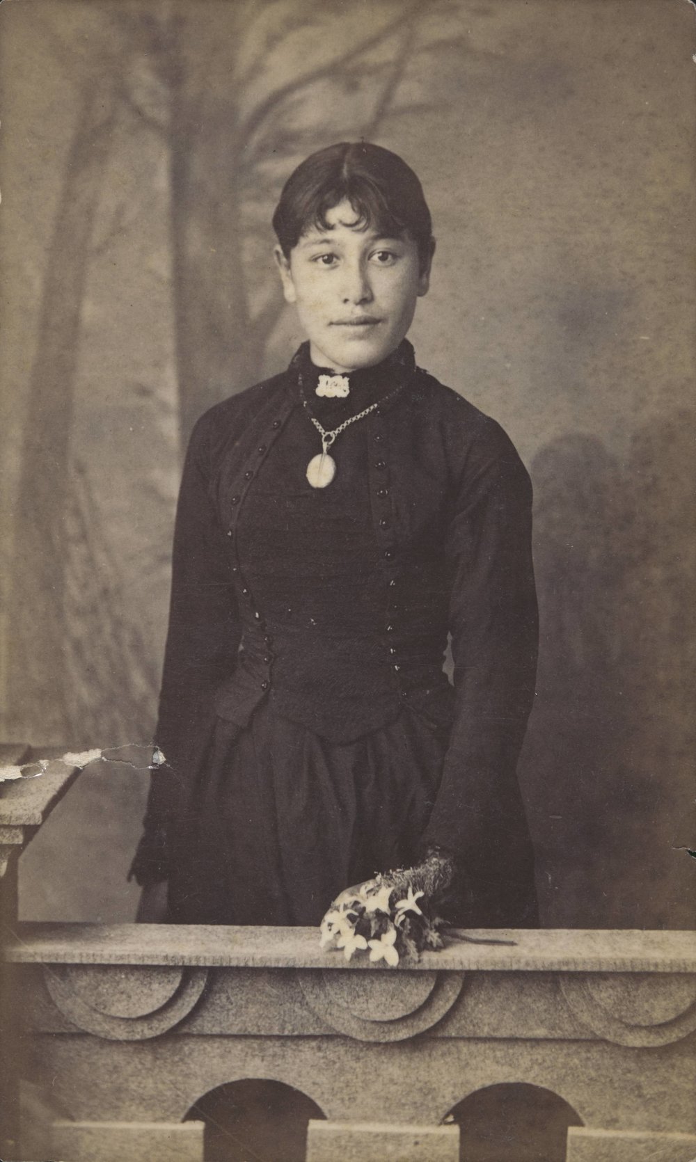 Portrait of a Young Māori Woman