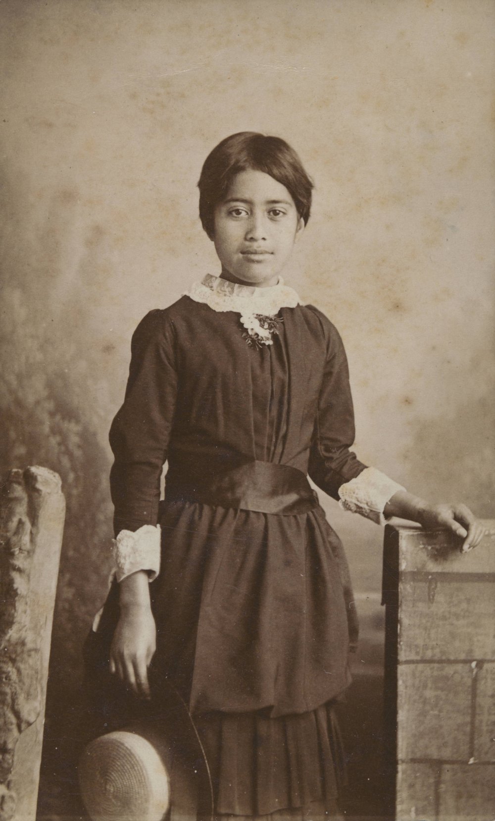 Portrait of a Young Māori Woman