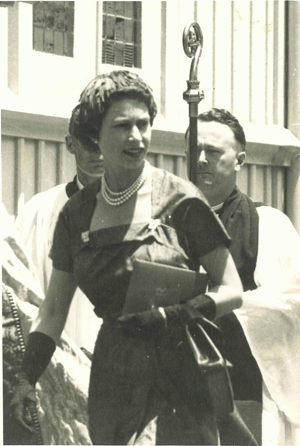 HM Queen Elizabeth II Visits St Mary's Cathedral, 1953