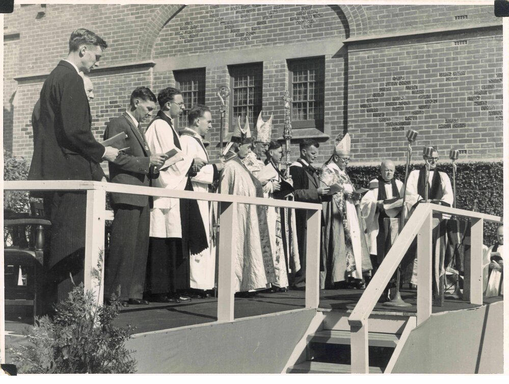 King&rsquo;s College War Memorial Library - Laying of the Foundation Stone 