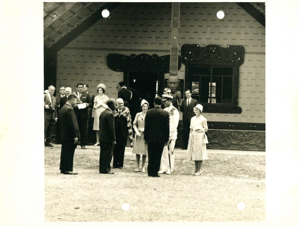 Queen Elizabeth II and Prince Philip at Waitangi, 1963
