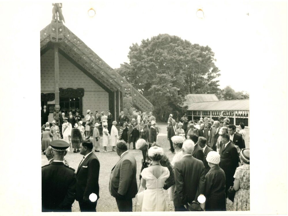 Queen Elizabeth II and Prince Philip at Waitangi, 1963