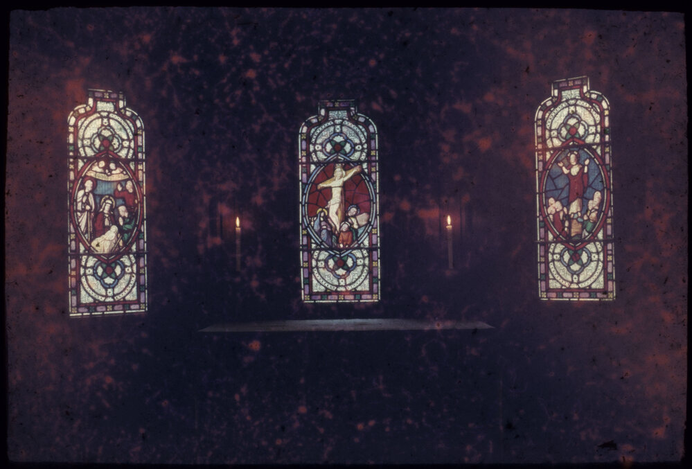 St John's College chapel windows