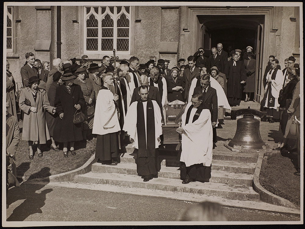 Bishop Cherrington's Funeral, 15 August 1950