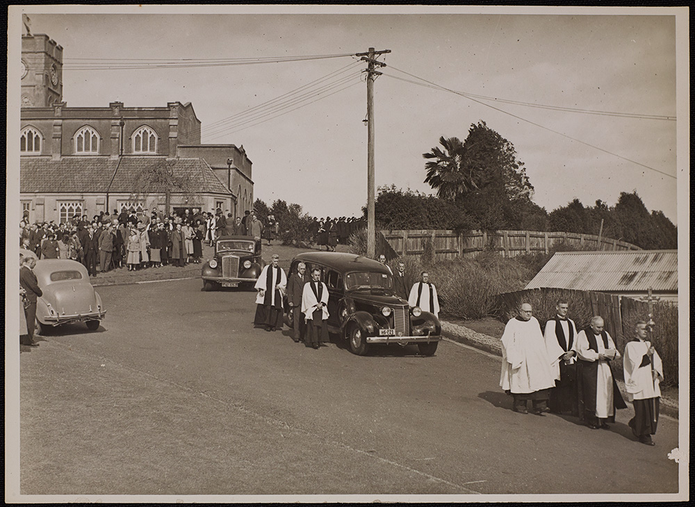 Bishop Cherrington's Funeral, 15 August 1950