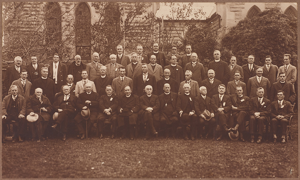 Bishop Cherrington and Waikato Clergy, 1925
