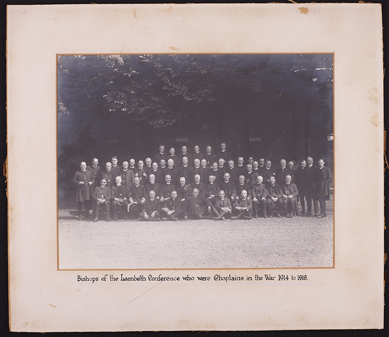 Bishops of the Lambeth conference who were chaplains in the War