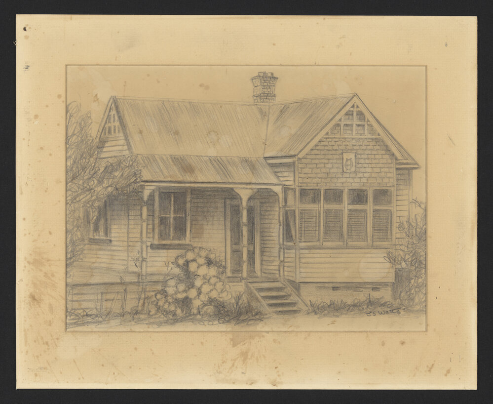 Queen Victoria School JS Watts Pencil Drawing