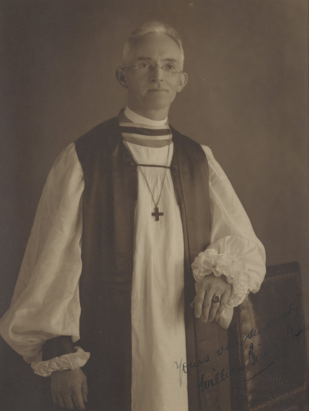 Portrait of William George Hilliard, Bishop of Nelson 