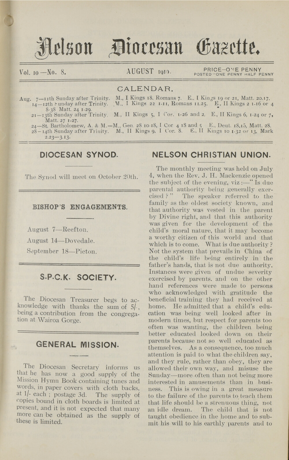 Nelson-Gazettes_1910_08_Vol-10_No-08