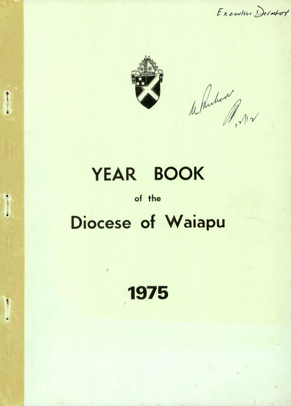 Diocese of Waiapu Synod Proceedings 1975