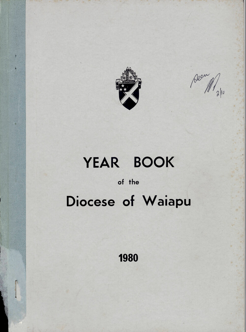 Diocese of Waiapu Synod Proceedings 1980