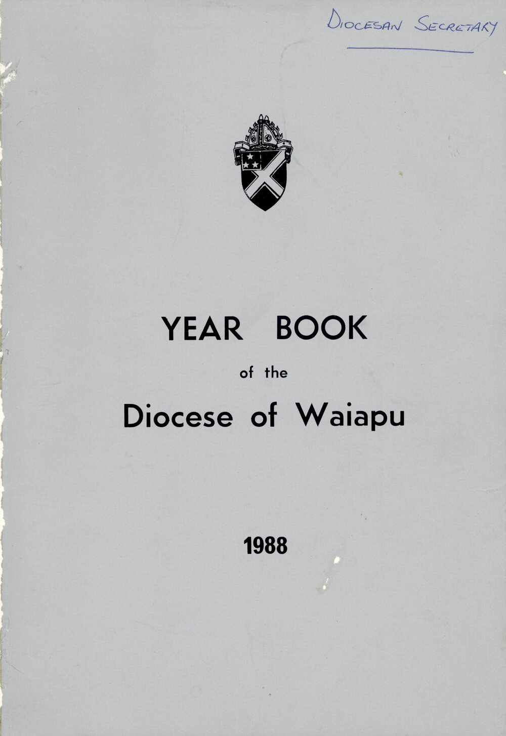 Diocese of Waiapu Synod Proceedings 1988