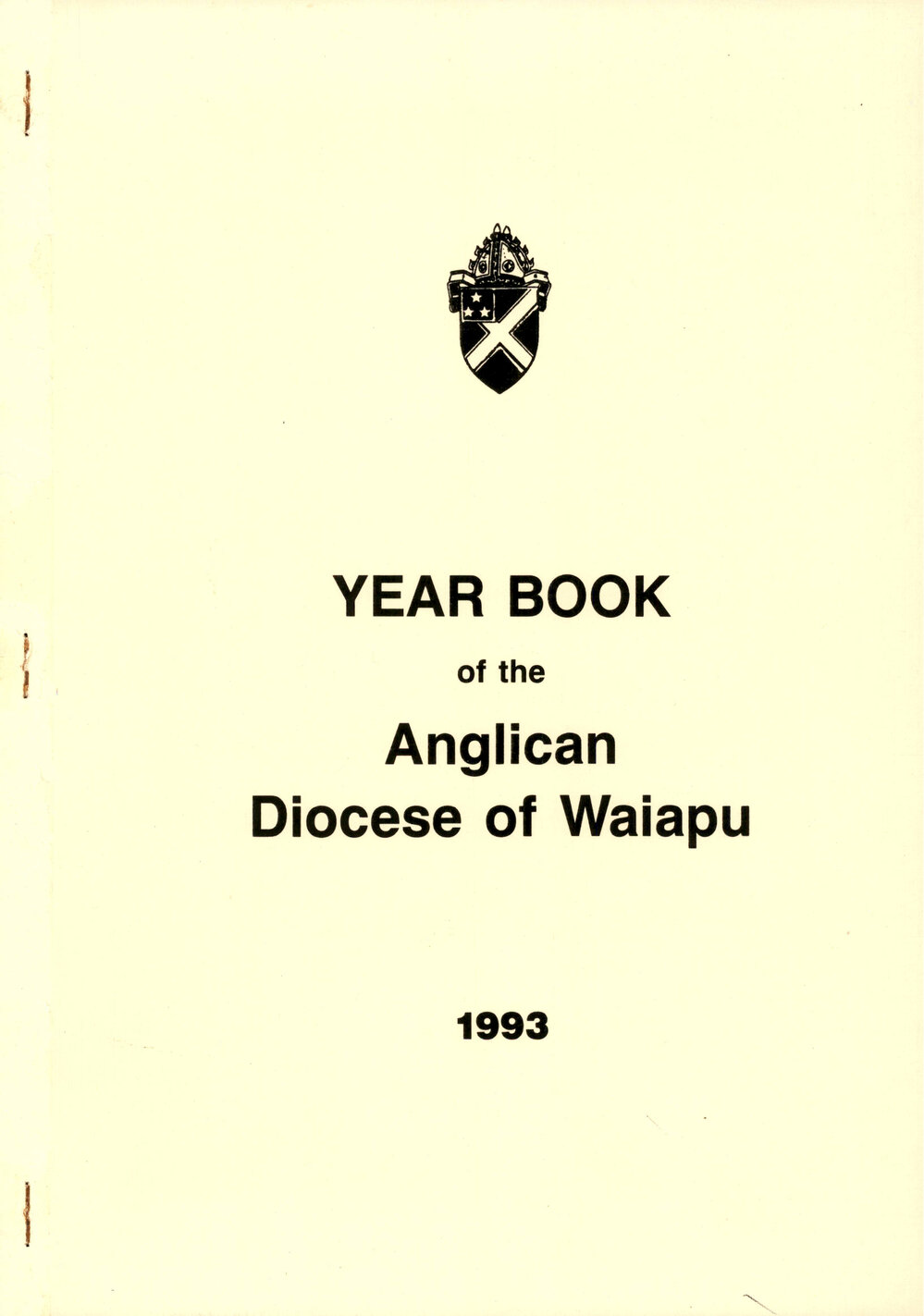 Diocese of Waiapu Synod Proceedings 1993