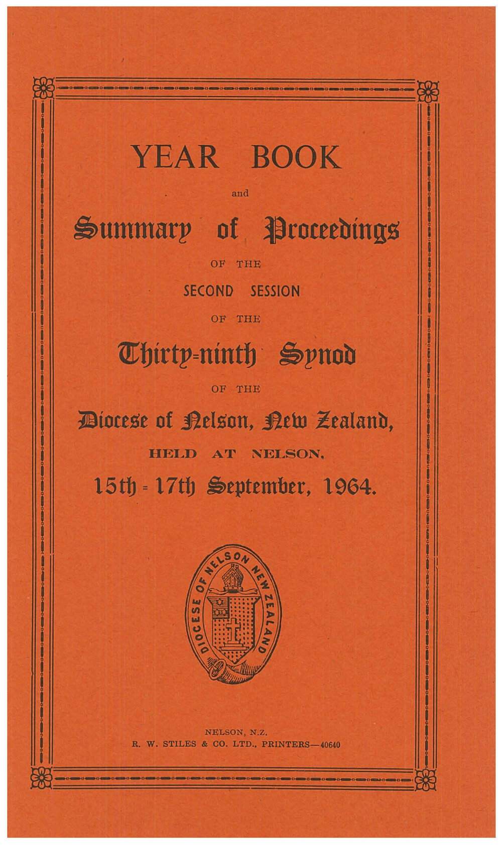 Diocese_Nelson_Synod_1964