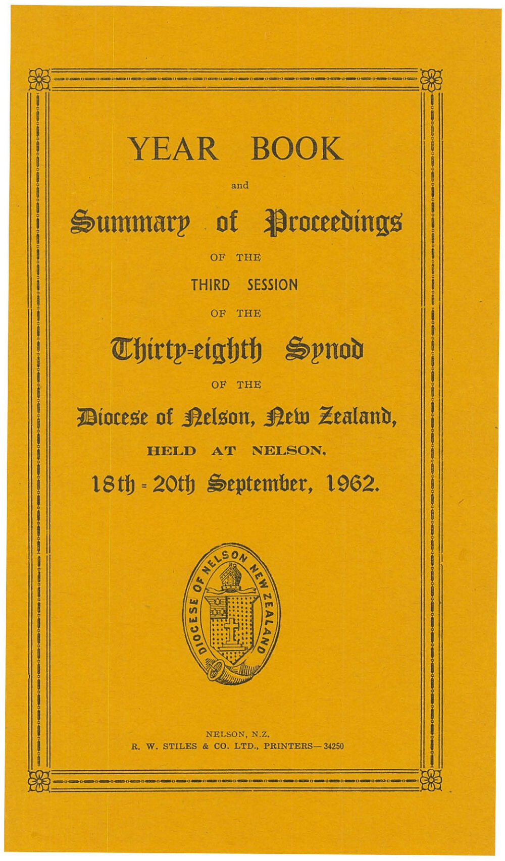 Diocese_Nelson_Synod_1962