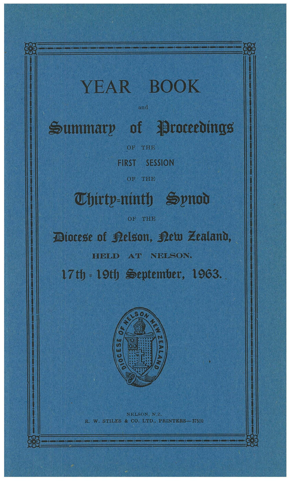 Diocese_Nelson_Synod_1963