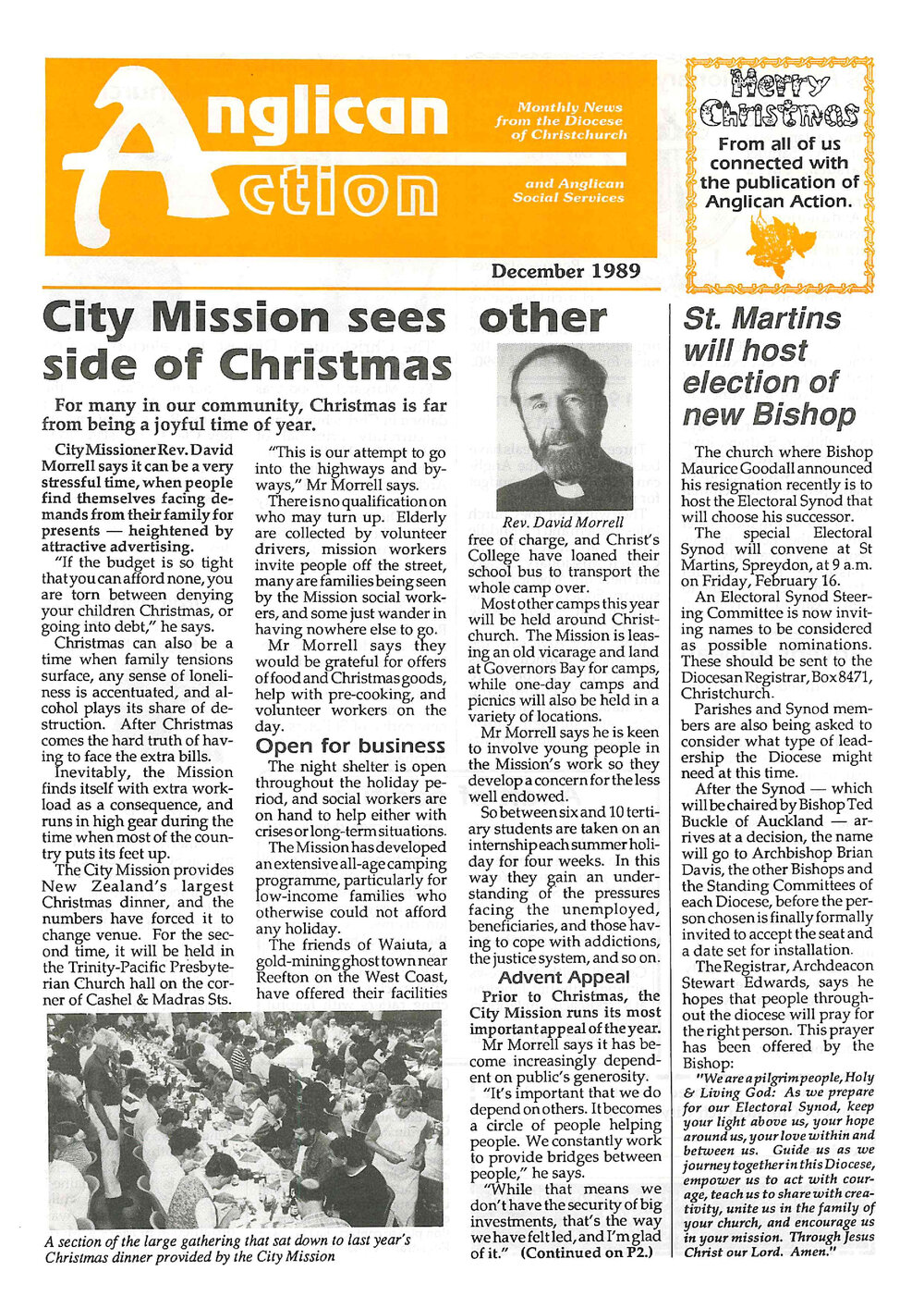 Anglican Action 1989 December