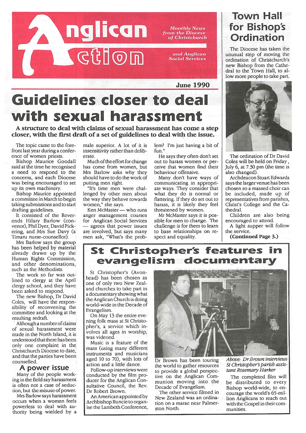 Anglican Action 1990 June