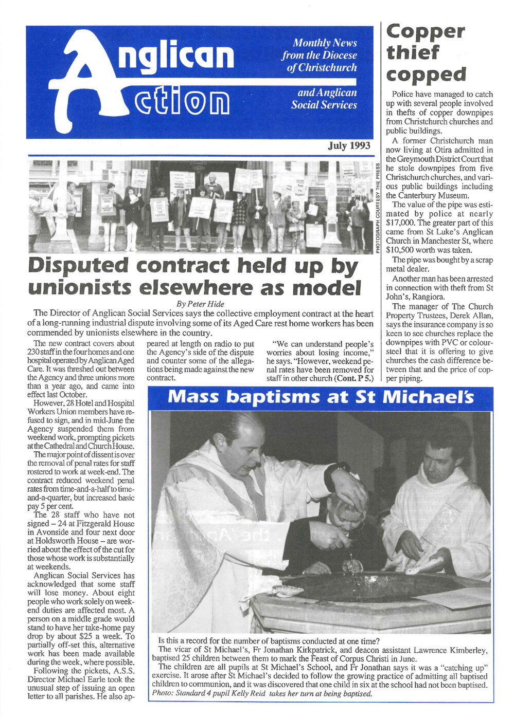 Anglican Action 1993 July