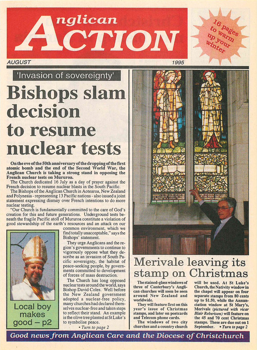 Anglican Action 1995 August