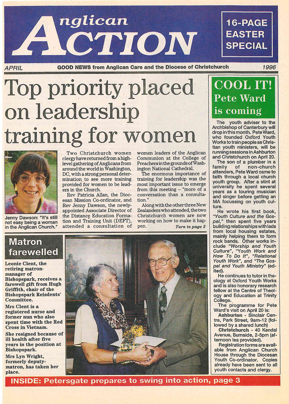 Anglican Action 1996 April
