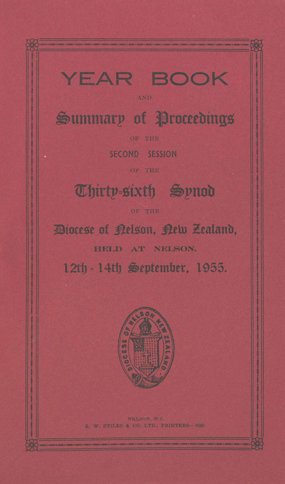 Diocese_Nelson_Synod_1955