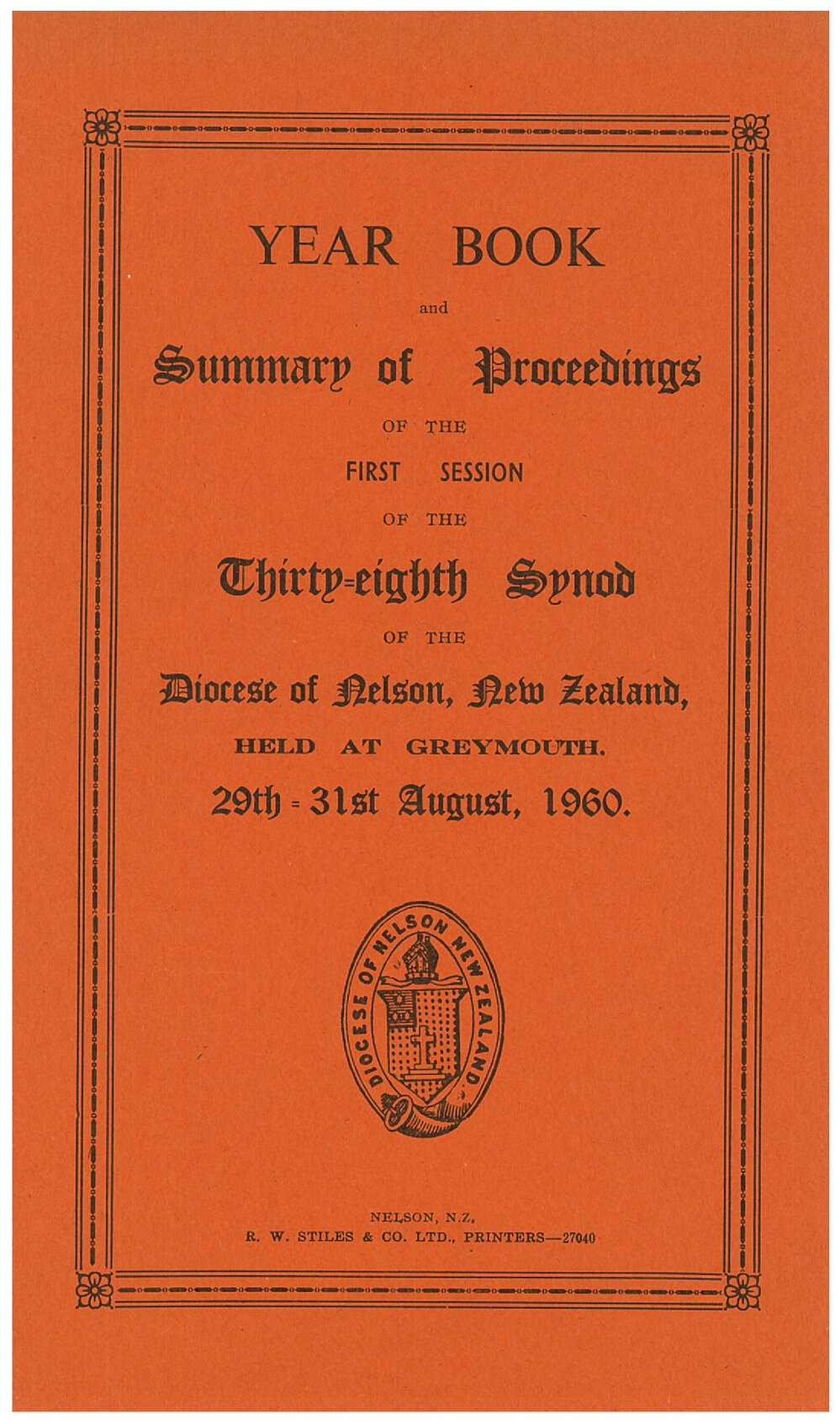 Diocese_Nelson_Synod_1960