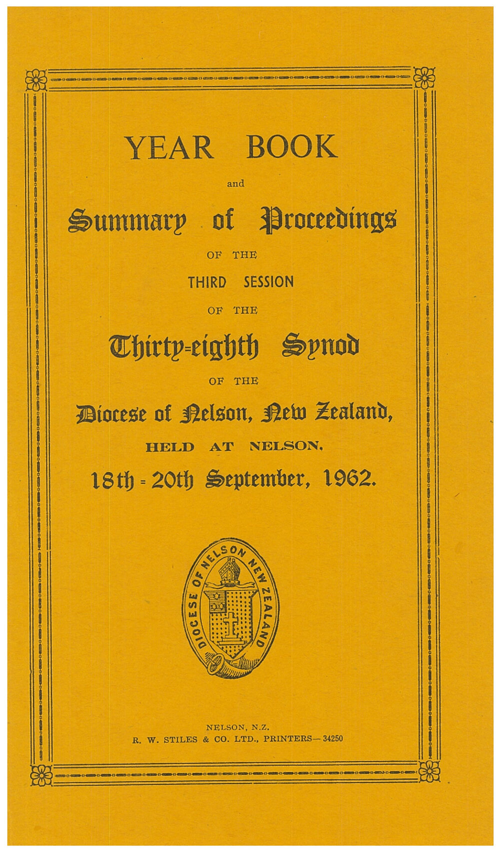 Diocese_Nelson_Synod_1962