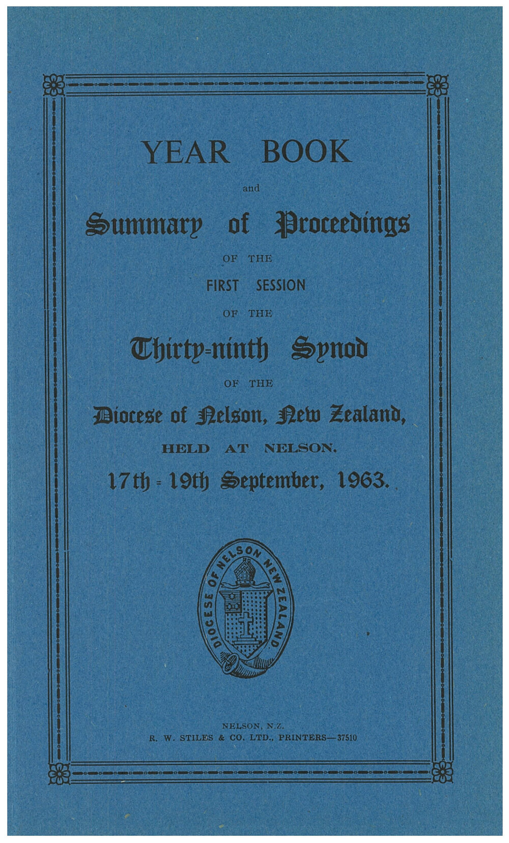 Diocese_Nelson_Synod_1963