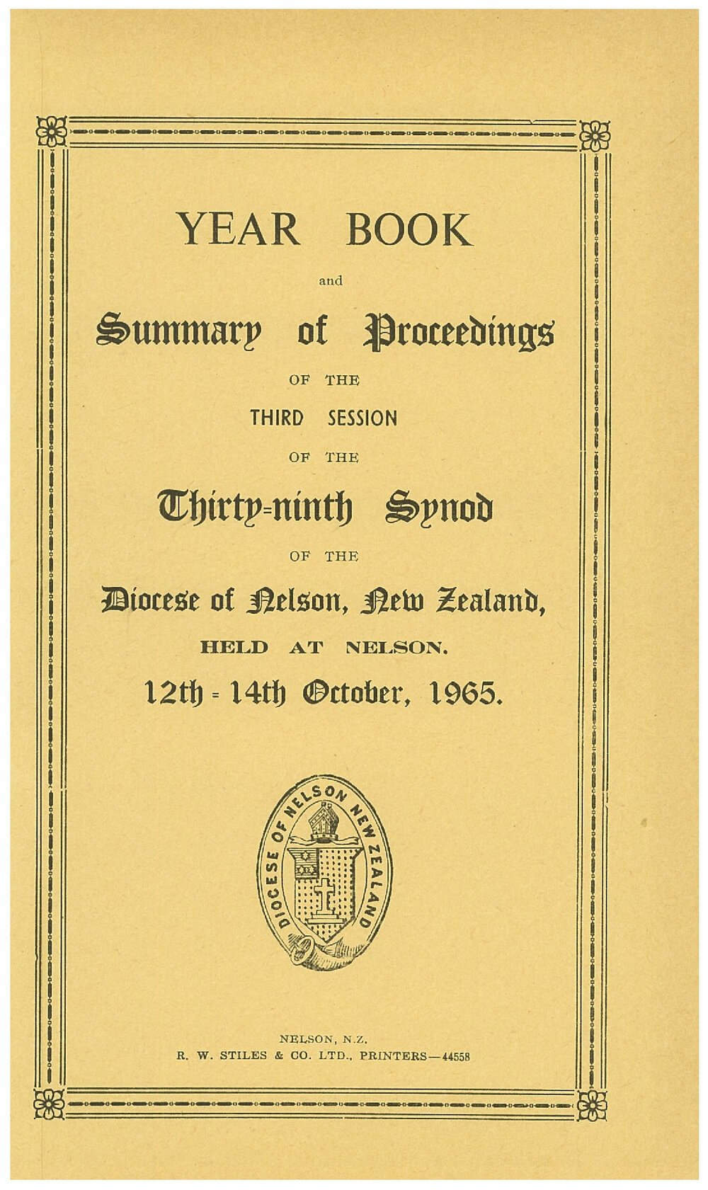 Diocese_Nelson_Synod_1965