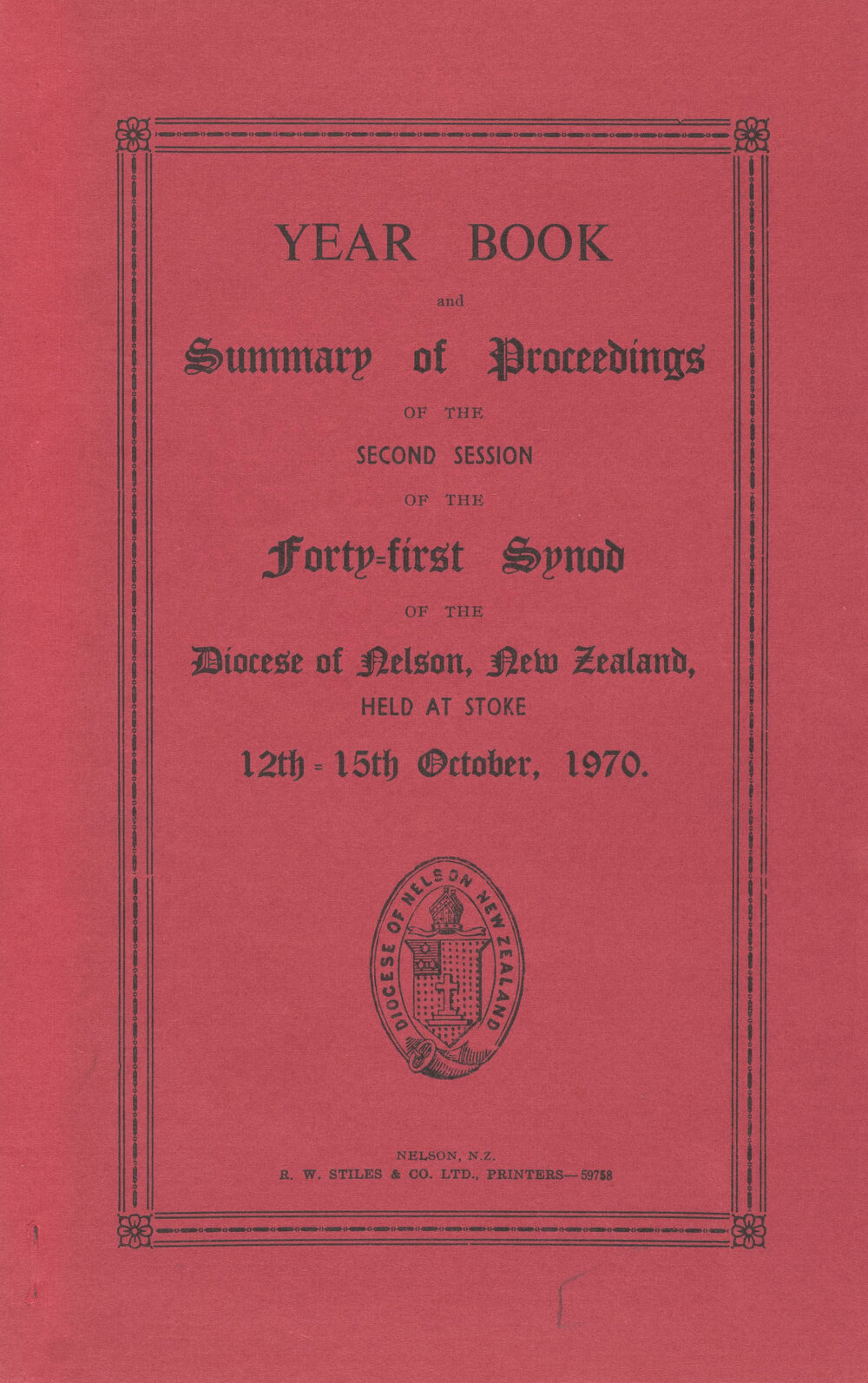 Diocese_Nelson_Synod_1970