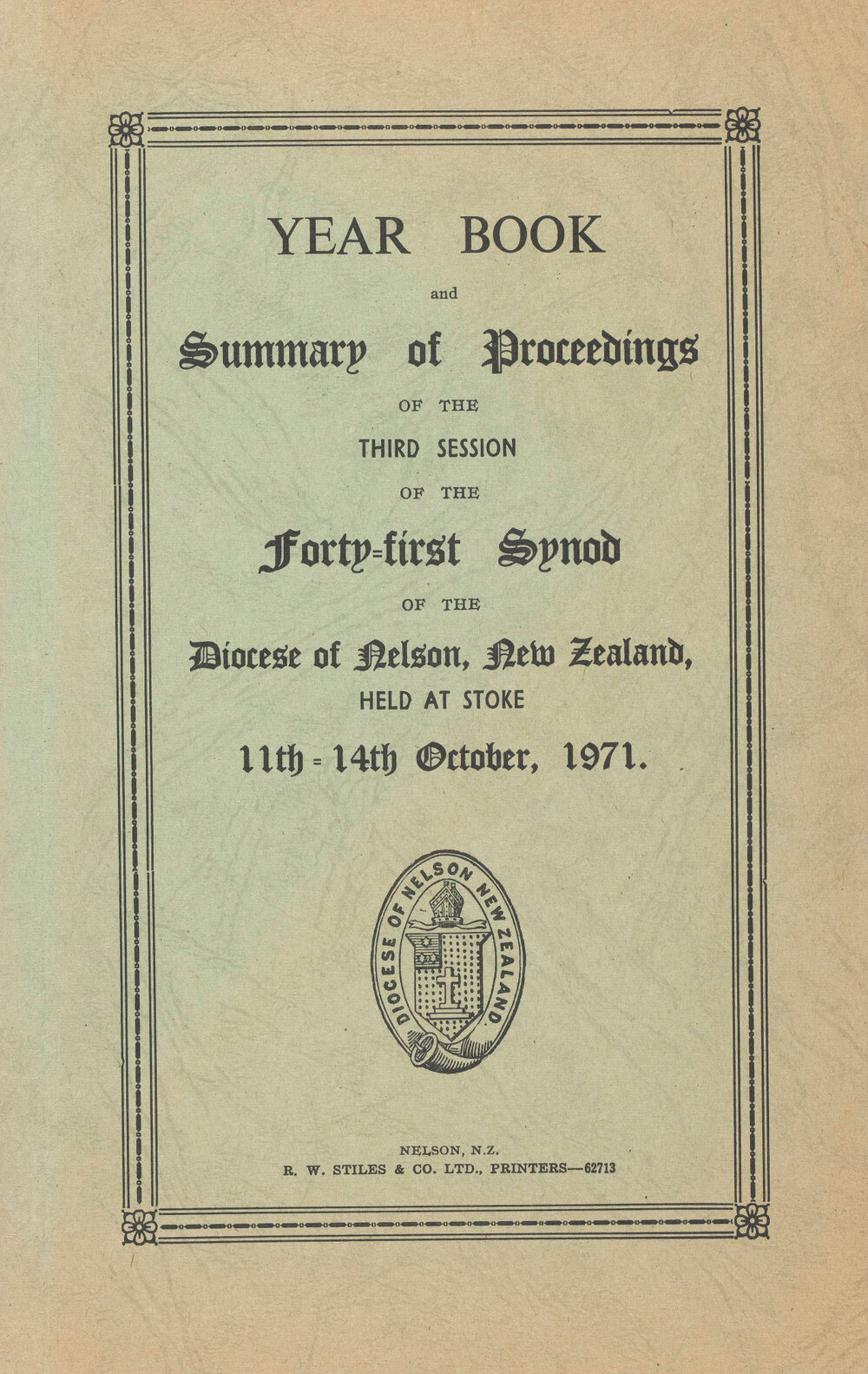 Diocese_Nelson_Synod_1971