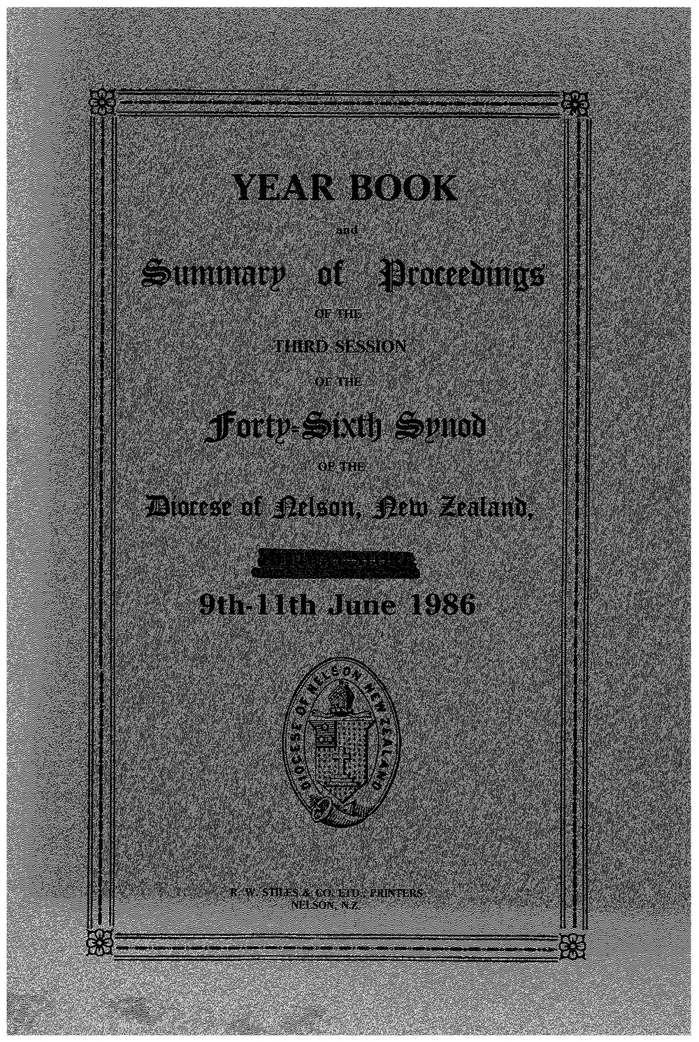 Diocese_Nelson_Synod_1986