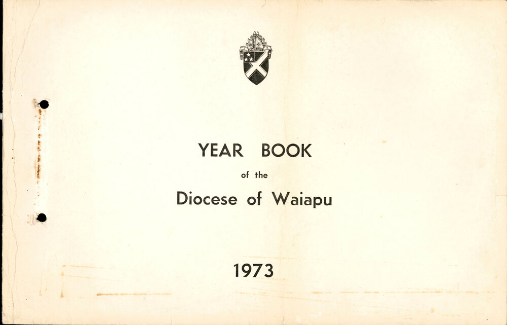 Diocese of Waiapu Synod Proceedings 1973