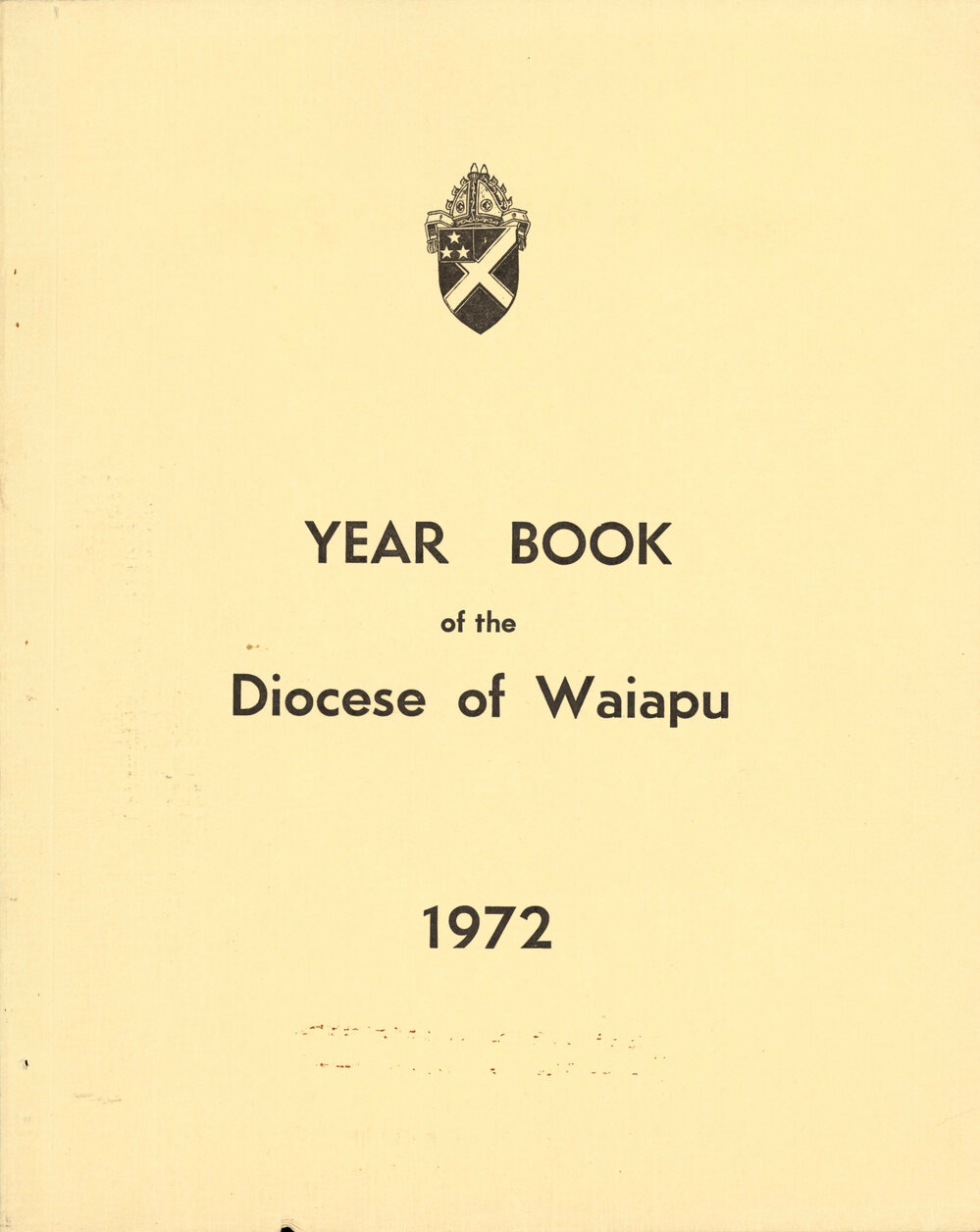 Diocese of Waiapu Synod Proceedings 1972