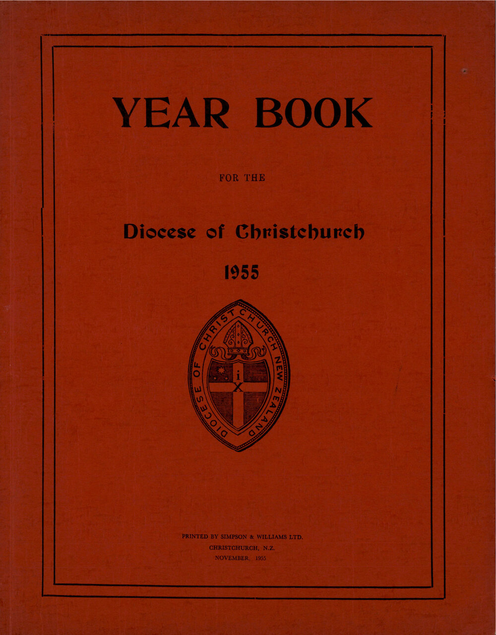 Diocese of Christchurch Year Book 1955-1955