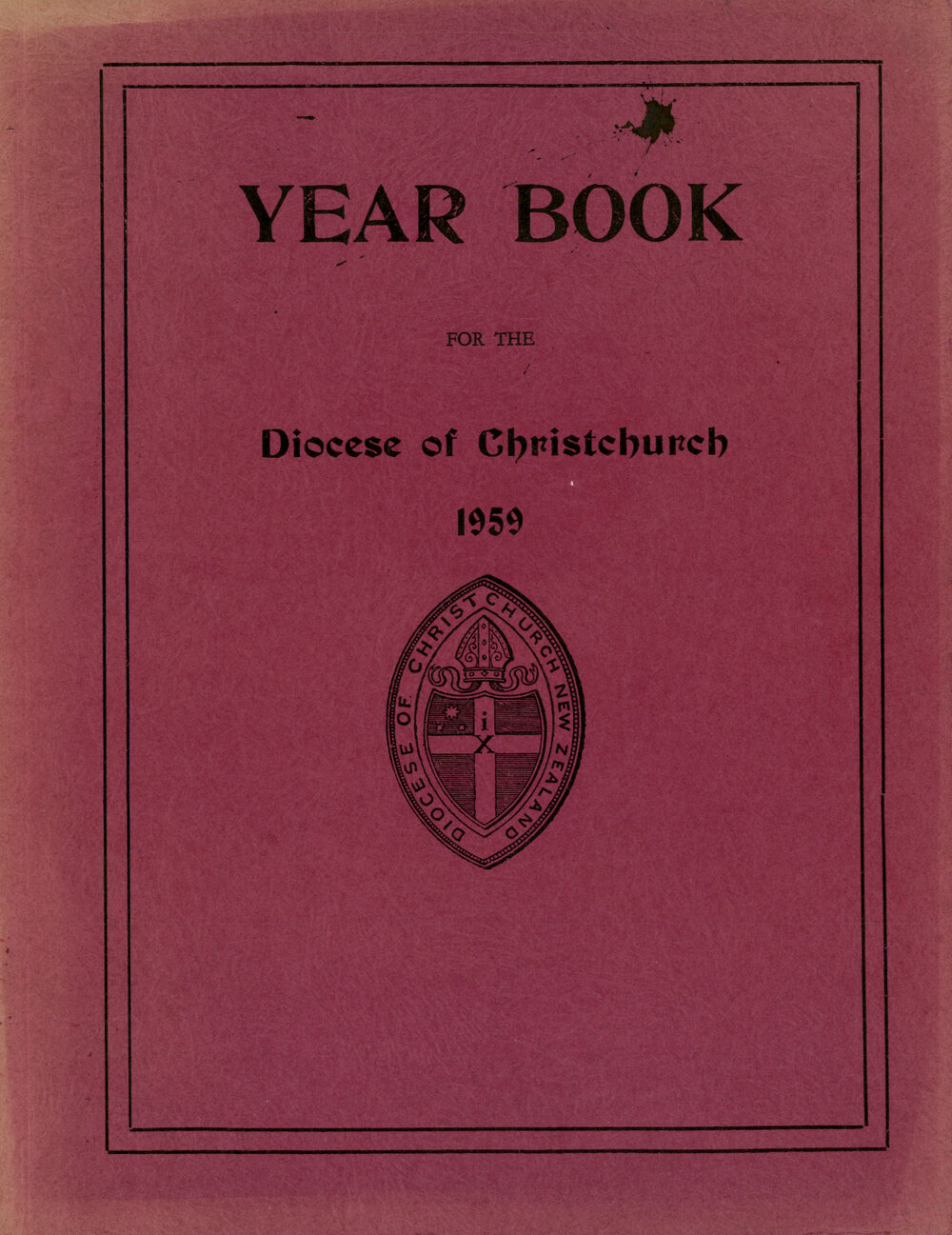 Diocese of Christchurch Year Book 1959-1959