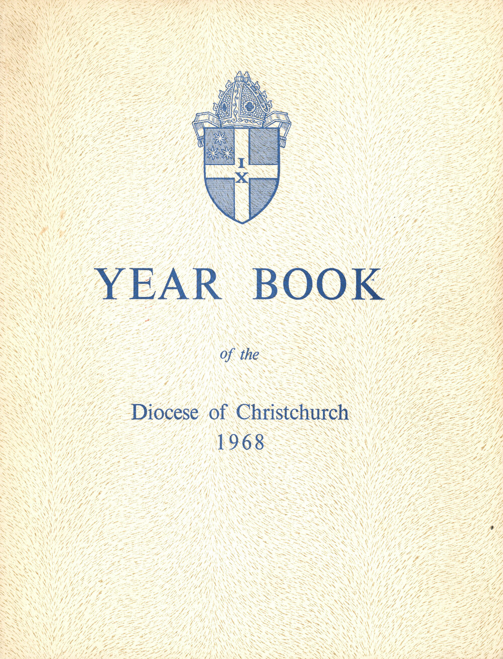 Diocese of Christchurch Year Book 1968-1968