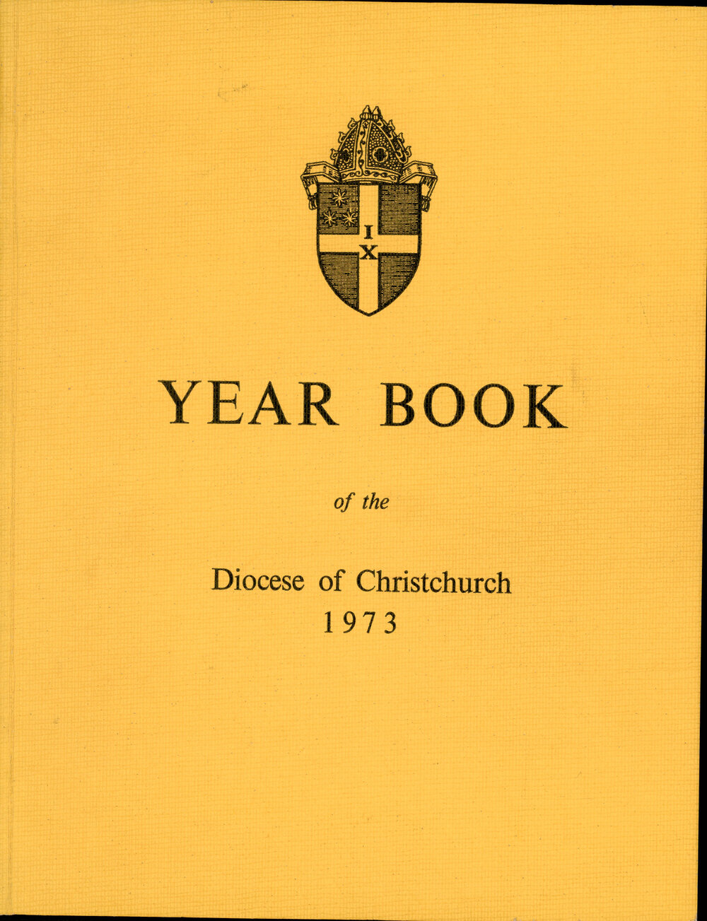 Diocese of Christchurch Year Book 1973-1973