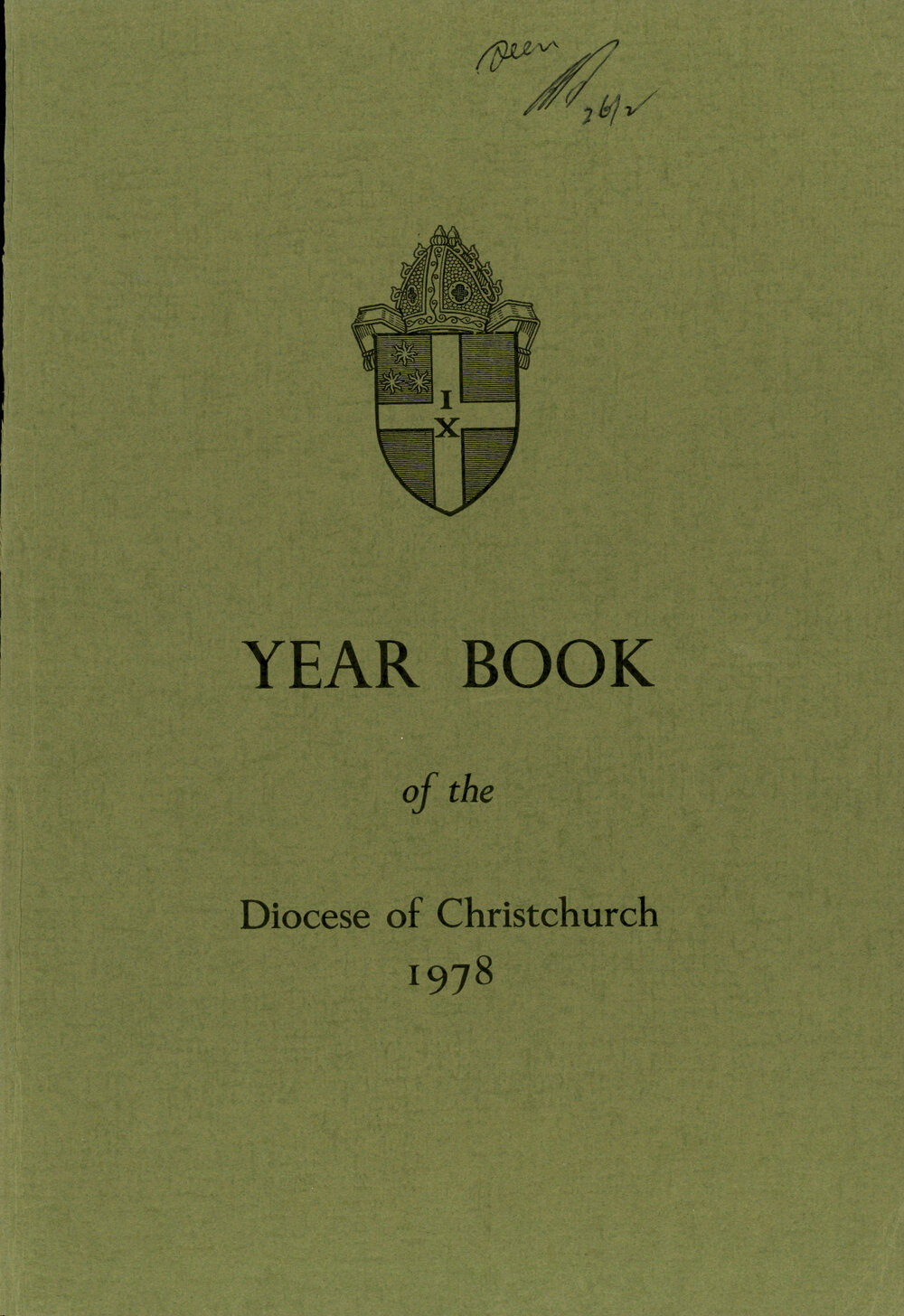 Diocese of Christchurch Year Book 1978-1978