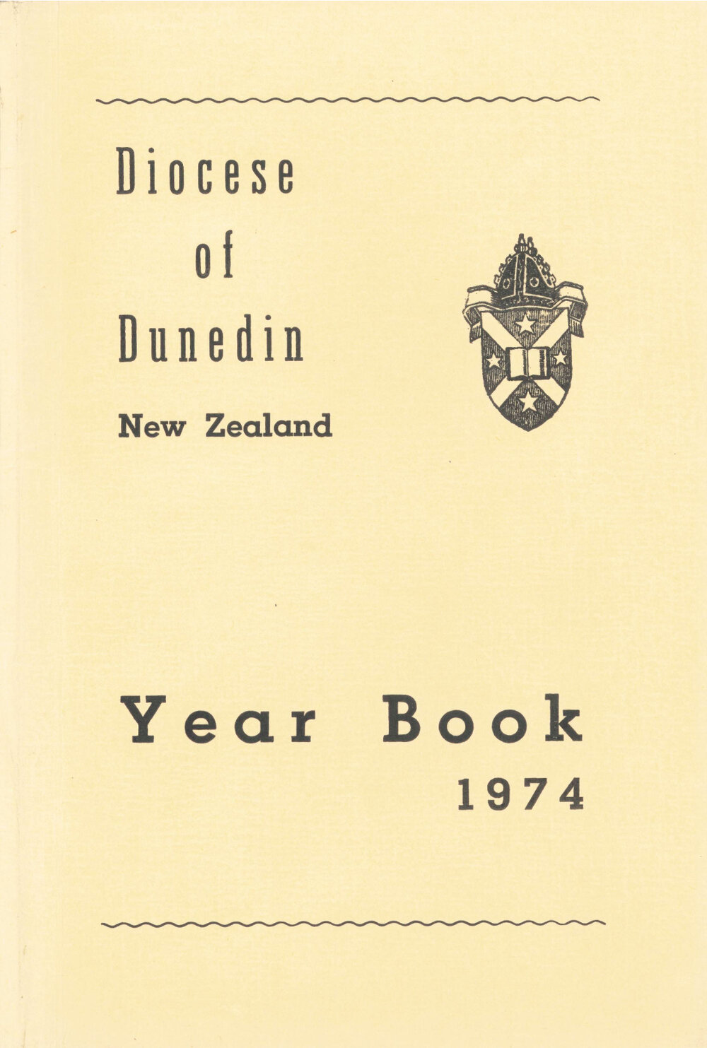 Proceedings of the Synod of the Diocese of Dunedin 1974